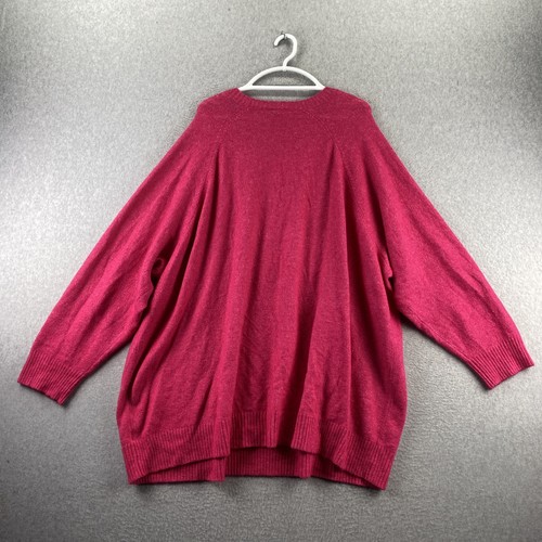 Torrid Oversized Sweater Top Plus Size 6 Pink Long Sleeve Pullover Stretch - Picture 9 of 9