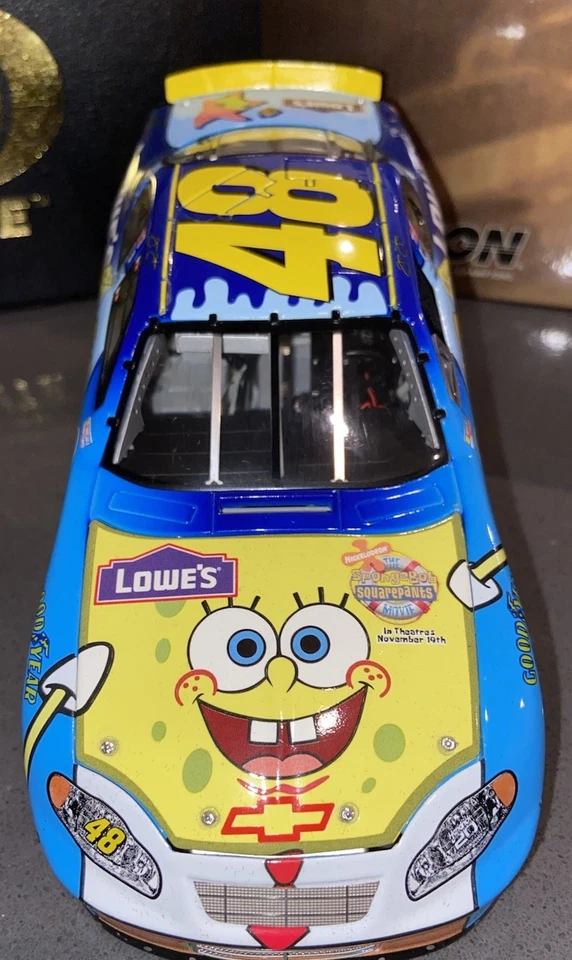 JIMMIE JOHNSON 2004 RCCA ELITE #48 SpongeBob SquarePants Monte Carlo 1:24  - Image 3 of 4