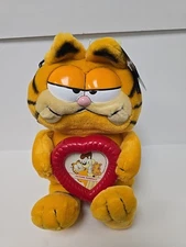 Vintage 1981 Dakin Garfield Picture Purrfect Frame Plush Valentines W/Tag 
