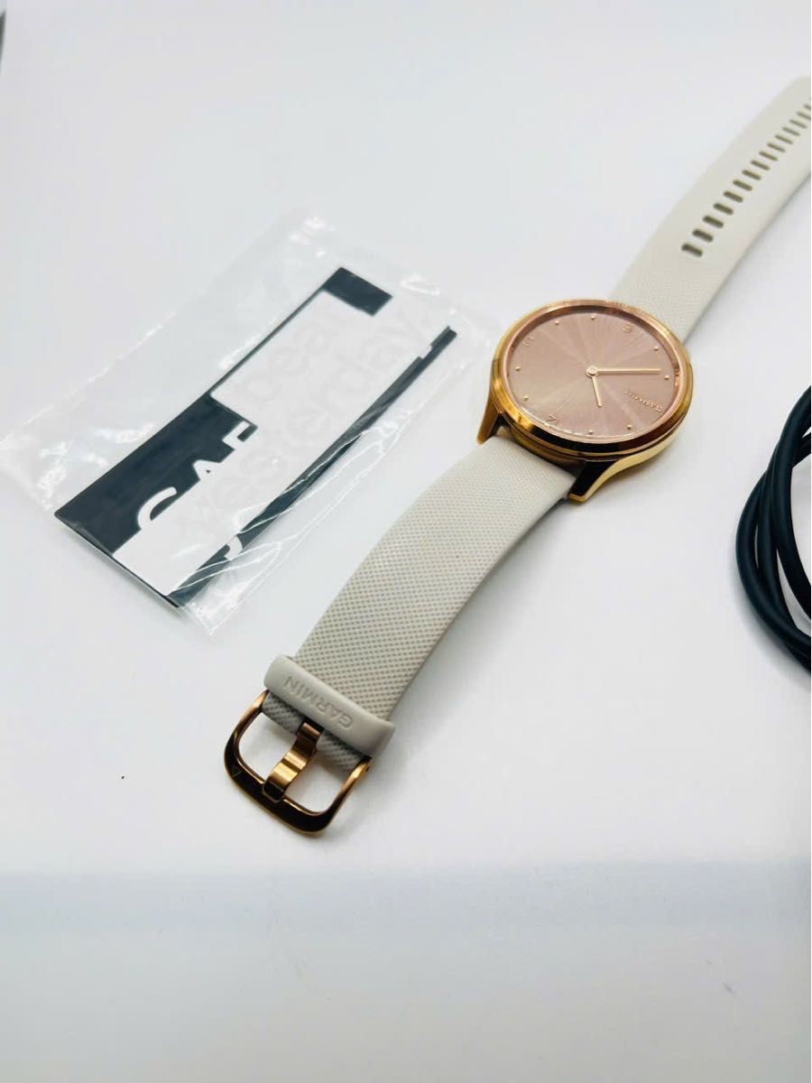 Garmin Vivomove Luxe Smartwatch Leather 42mm 18K Rose Gold | eBay