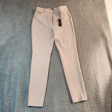 Express Editor Skinny High Rise Womens Pants 6R Beige NWT