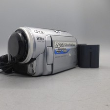 JVC Everio GZ-MG20EK Handheld High Definition HDD Camcorder Silver Tested