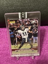2016 Panini Instant NFL Carson Wentz #46 RC Gold Ink On Card Auto Autograph #/25