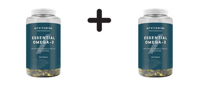2 x Myprotein MyVitamins Essential Omega-3 (90 caps) (57,62 EUR/kg)