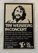 1980 small KNXT tv ad~ 2 On The Town TIM WEISBERG