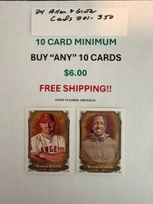 2024 Allen & Ginter, cards 201-350, 10 card minimum, 10/ $6.00 free ship !!