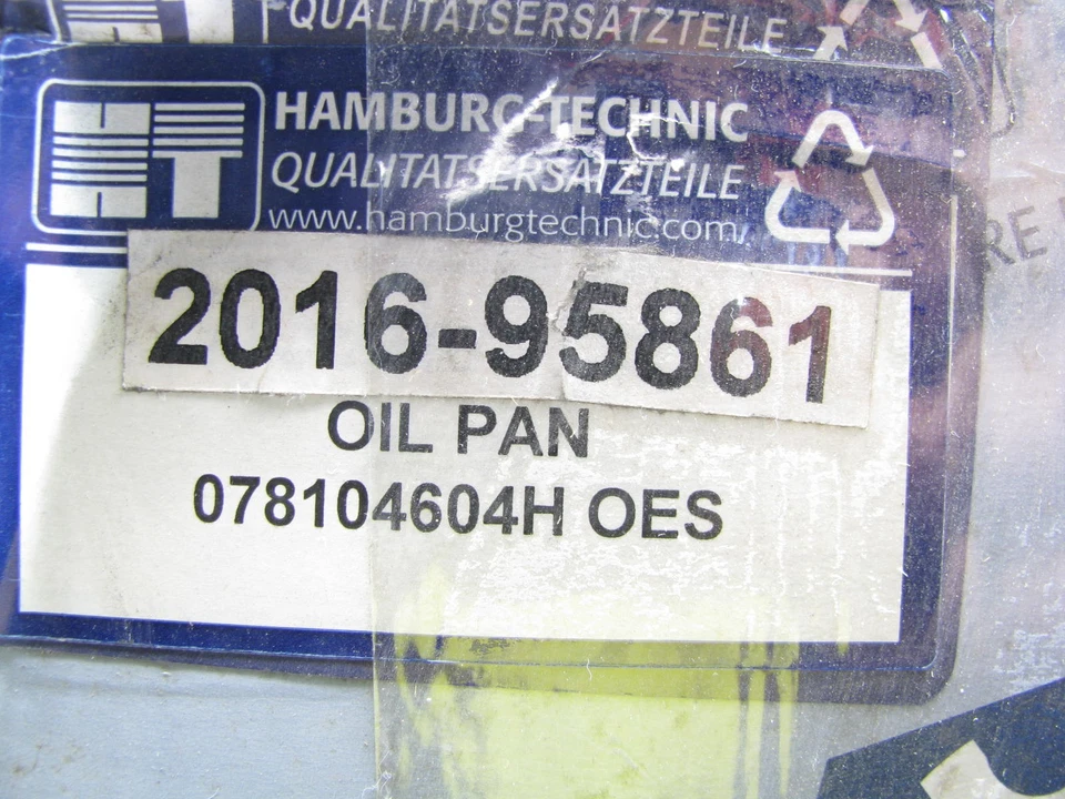 Inferior cárter de aceite del motor Hamburg-technic 2016-95861 para Audi 1995-1998 2,8 L-V6 Foto 4 de 4