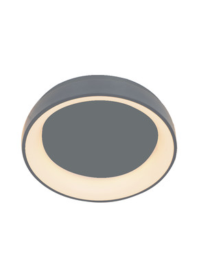 casa NOVA Deckenleuchte LUNEA DH 59x10 cm grau Deckenlampe