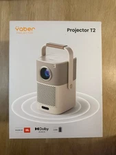 Yaber T2 Projector 1080P with Wifi 6 Bluetooth, JBL Speaker, Built-in Battery