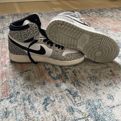 Nike Air Jordan 1 Retro High OG Shoes ''Elephant Print'' FD1437-052 SZ 7Y