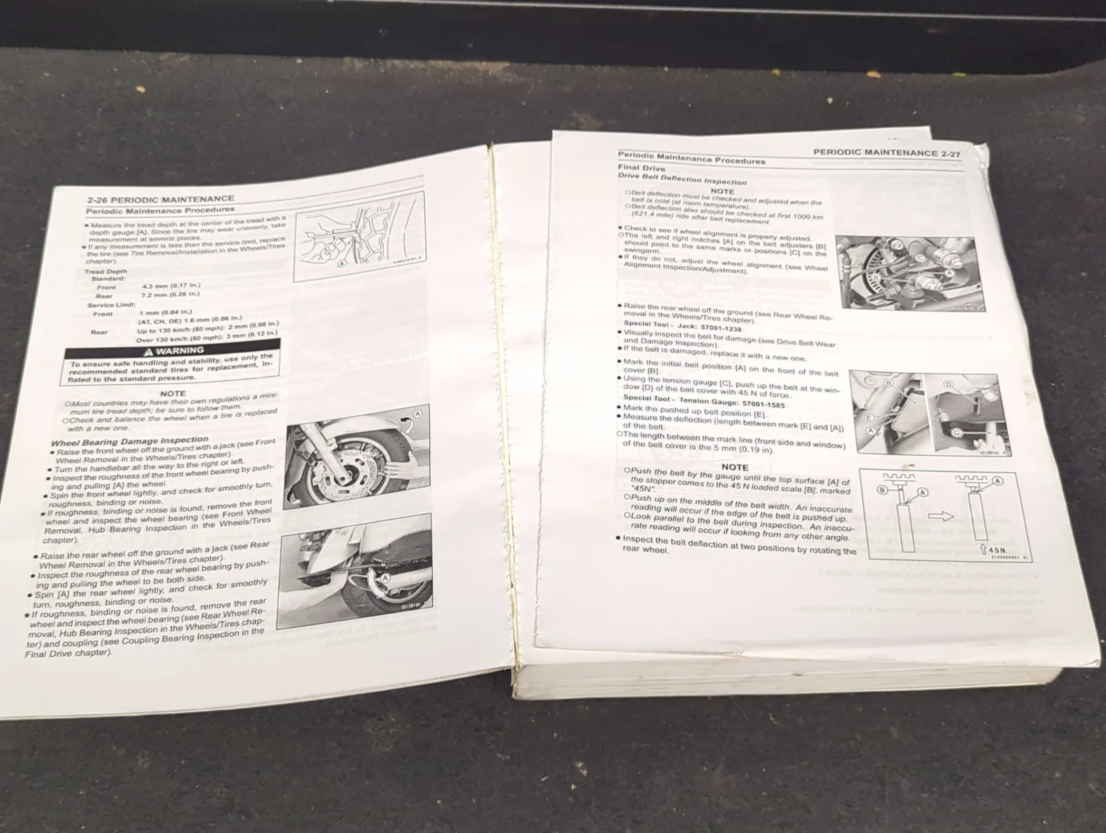 USED  OEM Kawasaki Service Manual 2009 VN1700 99924-1413-31