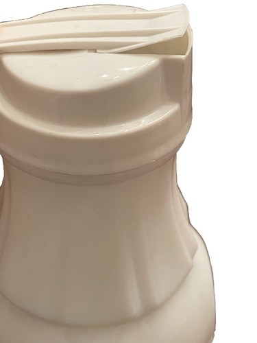 Vintage White Milk Glass Federal Dinerware Syrup Dispenser American Eagle - Picture 3 of 19