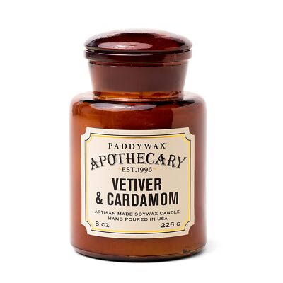 Scented Candles Artisan Apothecary Candle 8-Ounce Vetiver & Cardamom