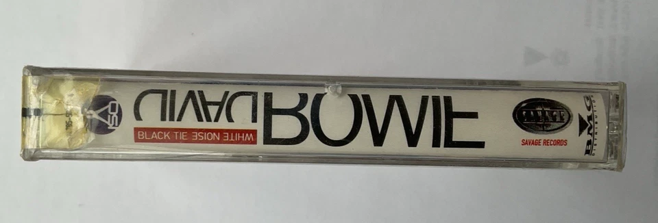 David Bowie Black Tie White Noise Cassette Sealed 1993 Savage 74785-50212-4 - Image 3 of 3