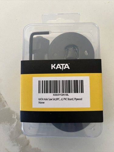 KATA 8-Piece Hole Saw Kit BRAND NEW AND FACTORY SEALED!!! GREAT PRICE!!! - Picture 2 of 3