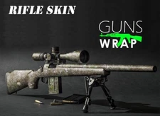 Camo Guns Wrap Skins Premium Vinyl Sticker Matte Rifle Pre-Cut KAMNI-2