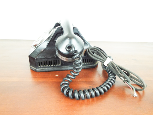 Art Deco 30er Jahre schweres schwarzes Drehtelefon Monophon Automatik Elektro Co - Bild 7 von 12