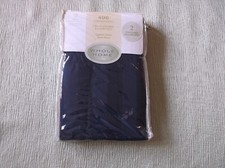 Whole Home Set of 2 400 Thread Egyptian Cotton Standard Size Pillow Cases Blue