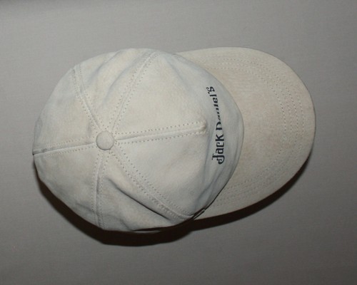 Jack Daniel's Khaki Suede 5 Panel Baseball Hat Strapback Stevens Caps - Picture 7 of 12
