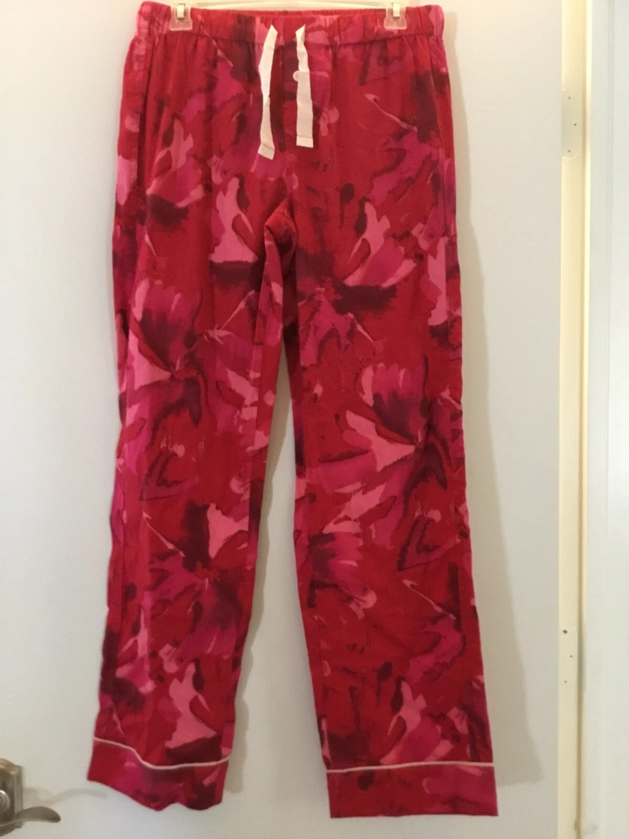 ANN TAYLOR LOFT SLEEPWEAR PAJAMA PANTS PINK AND RED SMALL eBay