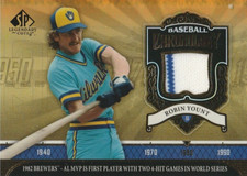 2006 SP Legendary Cuts Baseball Chronology Materials #BC-RY Robin Yount Pants