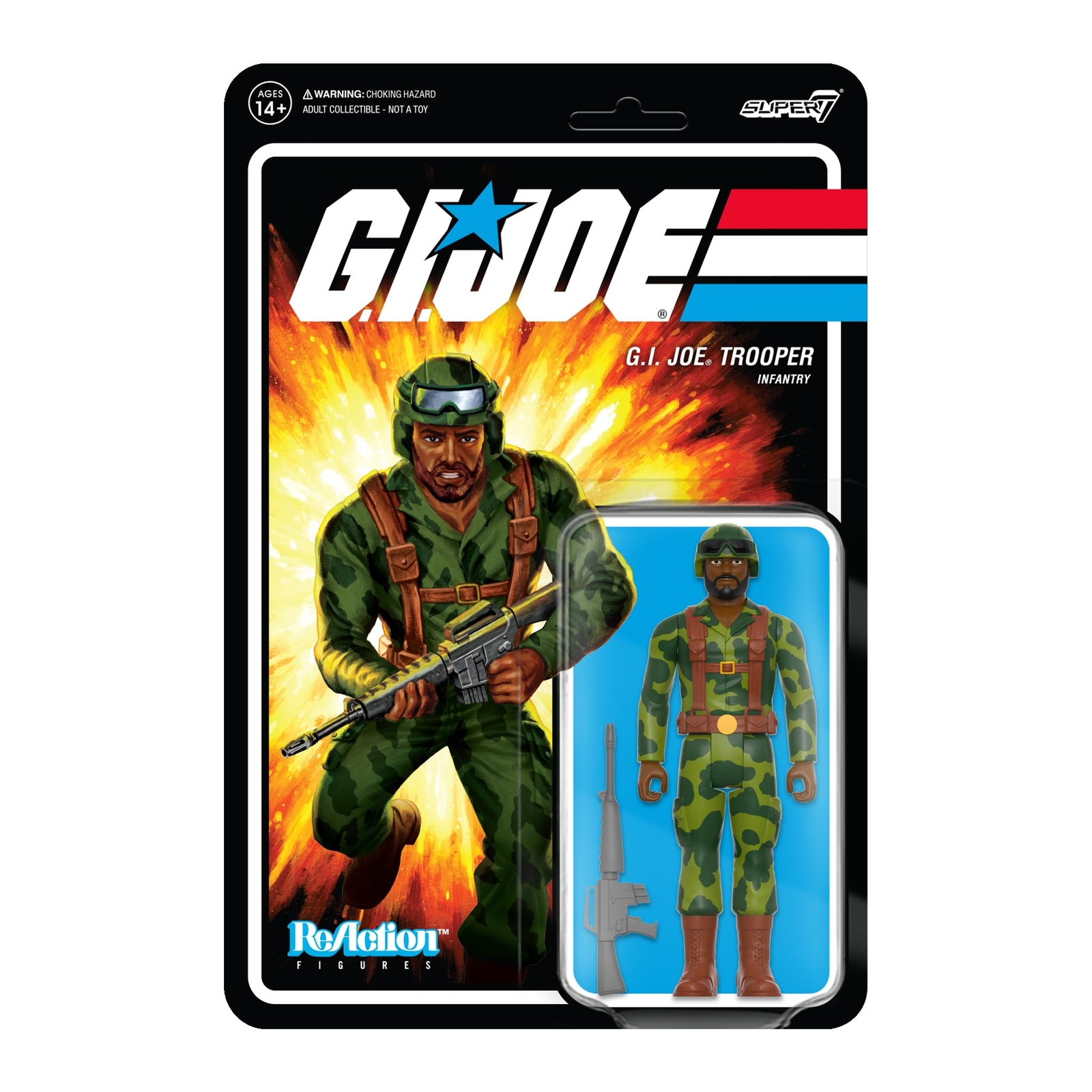 G.I. Joe Trooper Beard Brown 3.75 Action Figure with Accessory