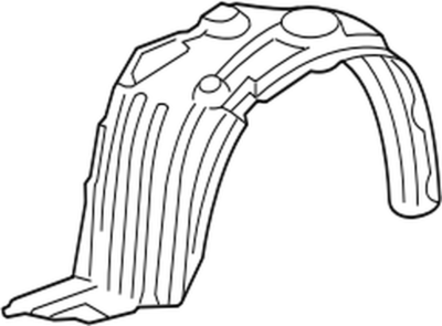 53876-52141 Toyota Liner, front fender, lh 5387652141, New Genuine 