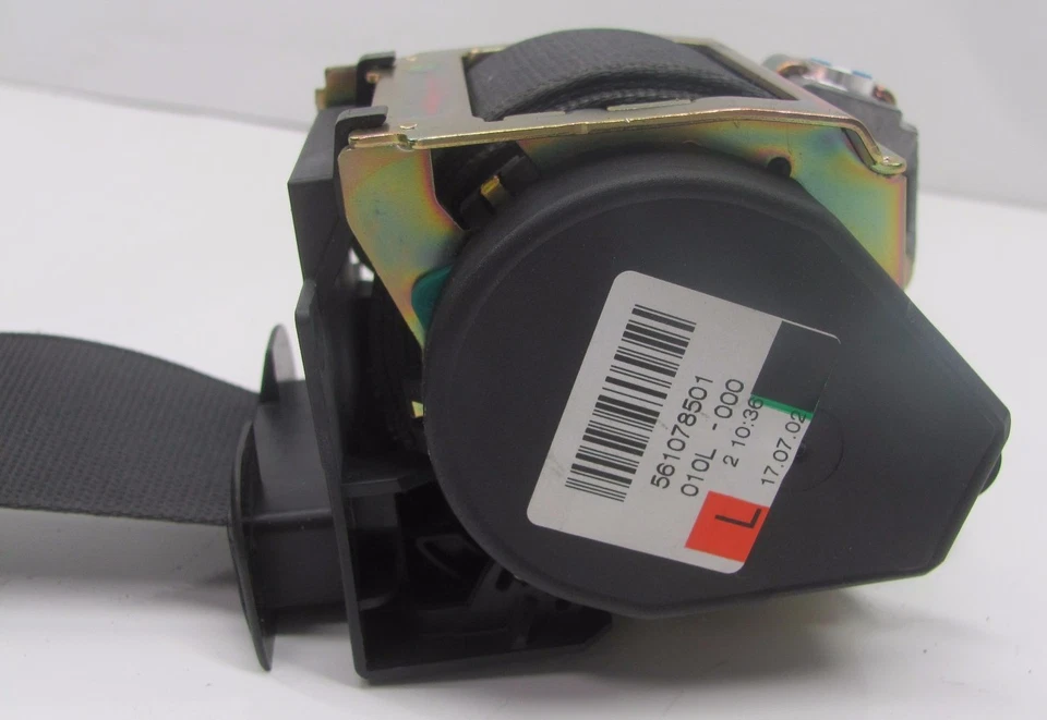 CINTURÓN SEGURIDAD DELANTERO IZQUIERDO BMW 745LI 02-05 NEGRO (561078501) OEM KM509207 Foto 3 de 4