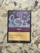 Lorcana First Chapter Freeze COLD Foil #63/204
