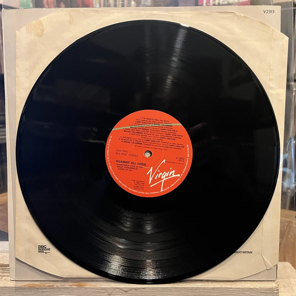 [OST]~EXC LP~AGAINST ALL ODDS~Various Artists~[1984~VIRGIN~Issue]~UK Import~ - Image 3 of 4