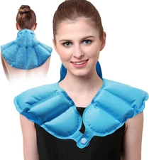 Ice Pack for Neck and Shoulders Upper Back Pain Relief, Large Gel Neck Ice Pack