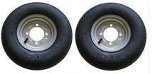 Pair of Erde 122 Trailer Wheels 400 x 8"