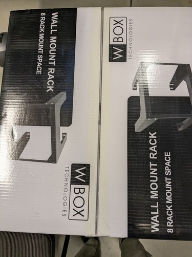 W Box Wall Mount Rack 8U RMS Hinged Bracket Steel 17.15"x 19.71"x 18" 0E-WMR8RM - Picture 2 of 3