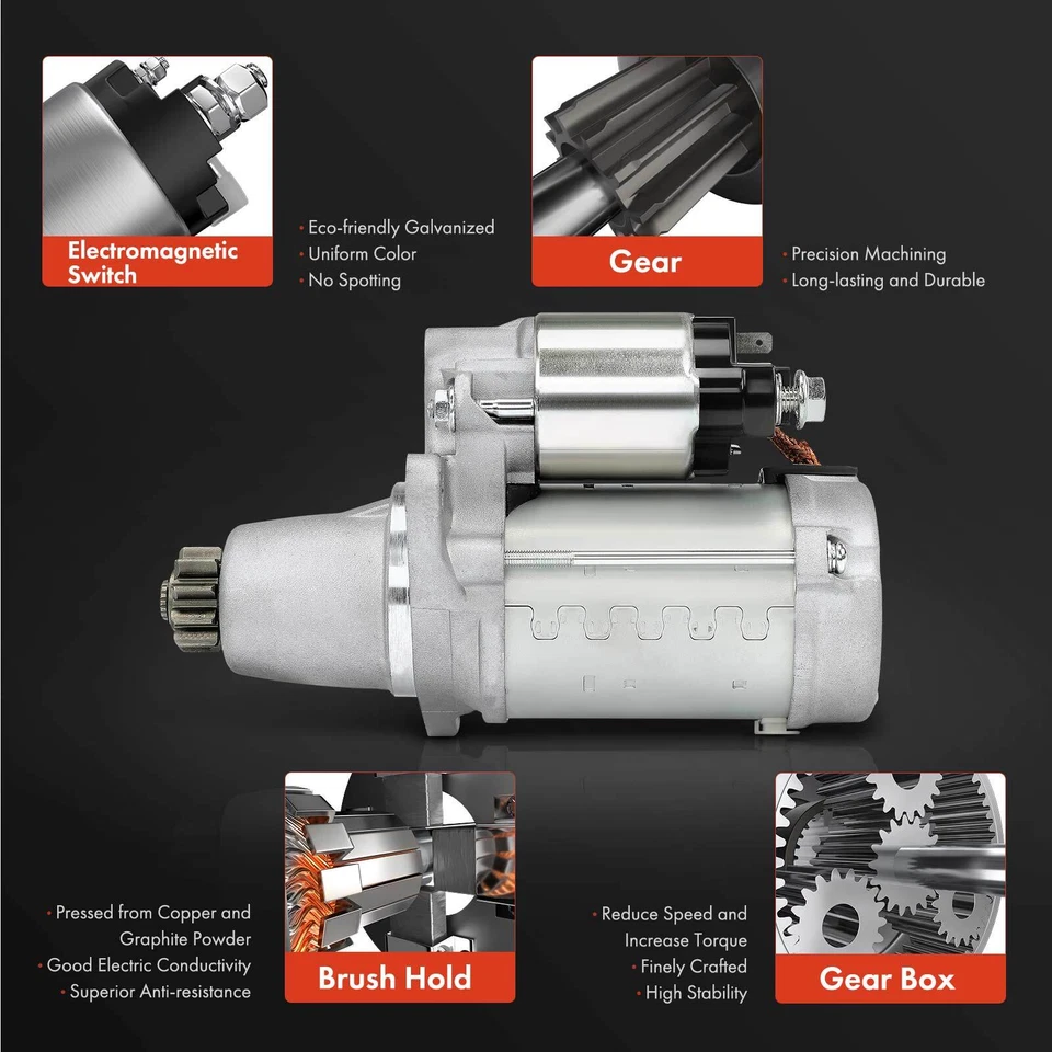 Стартер для Scion FR-S Subaru BRZ 13-19 Toyota 86 17-20 1,6 кВт/12 В CCW 10T - Изображение 4 из 4