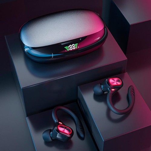Wireless Bluetooth Headphones Earbuds Ear Hook With Mic For Samsung Galaxy S9 S8 - Zdjęcie 5 z 14