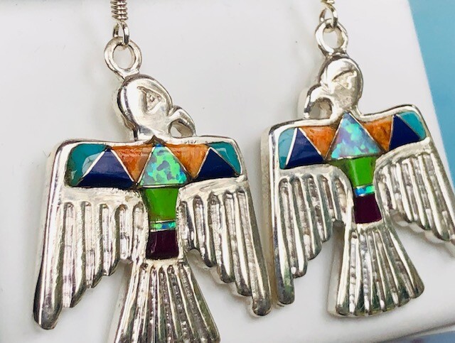 Bold Native Pride beautiful Eagle Thunderbird Ear… - image 9