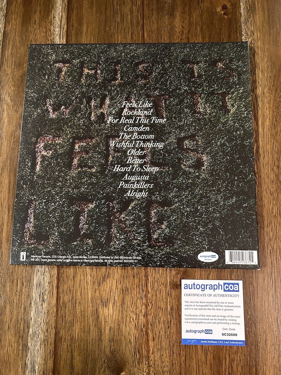 Gracie Abrams' Signed Autograph Vinyl Album 'This is What it
