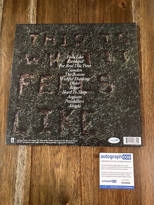 Gracie Abrams' Signed Autograph Vinyl Album 'This is What it Feels