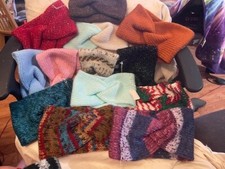 Wide Winter Headband Ear Cover - Hand Crocheted - buy more and save 