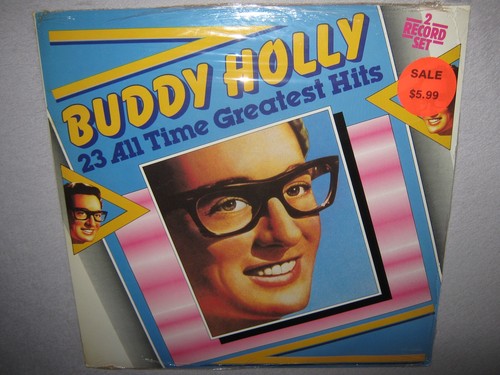 BUDDY HOLLY 23 All Time Greatest Hits MINTY SEALED Double Vinyl 2 LP German 1984