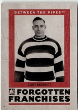 2006-07 In The Game Between Pipes Forgotten Franchises Clint Benedict Ottawa