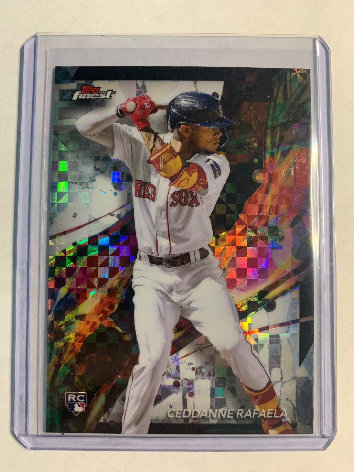 2024 Topps Finest Common Checkerboard Refractor #18 Ceddanne Rafaela RC