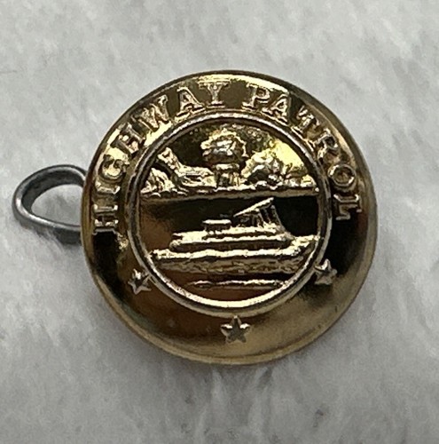 Vintage Tennessee Highway Patrol Uniform Gold Button