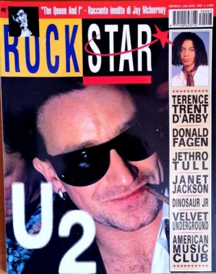 Rivista Magazine ROCKSTAR Lug. Ago.1993 U2 T.T. D'ARBY DONALD FAGEN JETHRO TULL