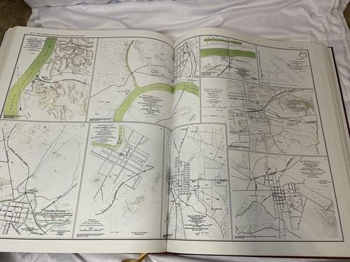 Military Atlas Of The Civil War Easton Press Leather Excellent Condition! 17x12” - Picture 15 of 18
