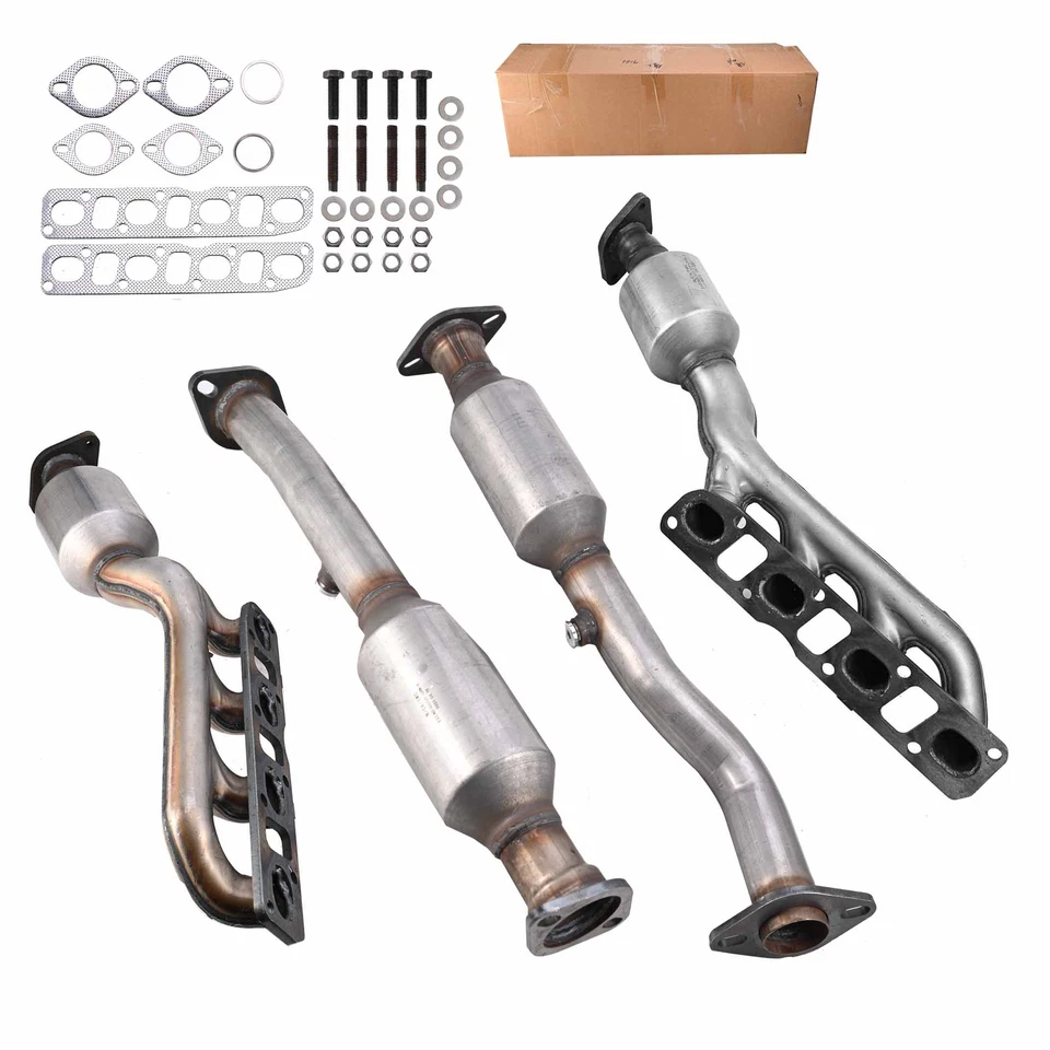 4 Exhaust Catalytic Converters for 2004-2015 Nissan Titan Armada Pathfinder 5.6L - Изображение 2 из 4