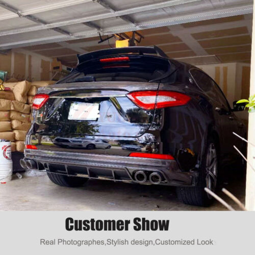 Real Carbon Rear Middle Trunk Spoiler Wing Fit For Maserati Levante 2016-2019 - Picture 2 of 13