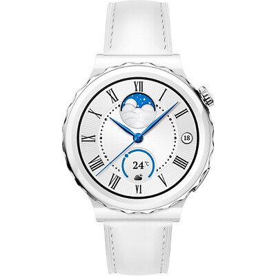 Huawei Watch GT 3 Pro (43mm) White Leather Bluetooth Huawei Watch GT 3 Pro (43mm) White Leather Bluetooth