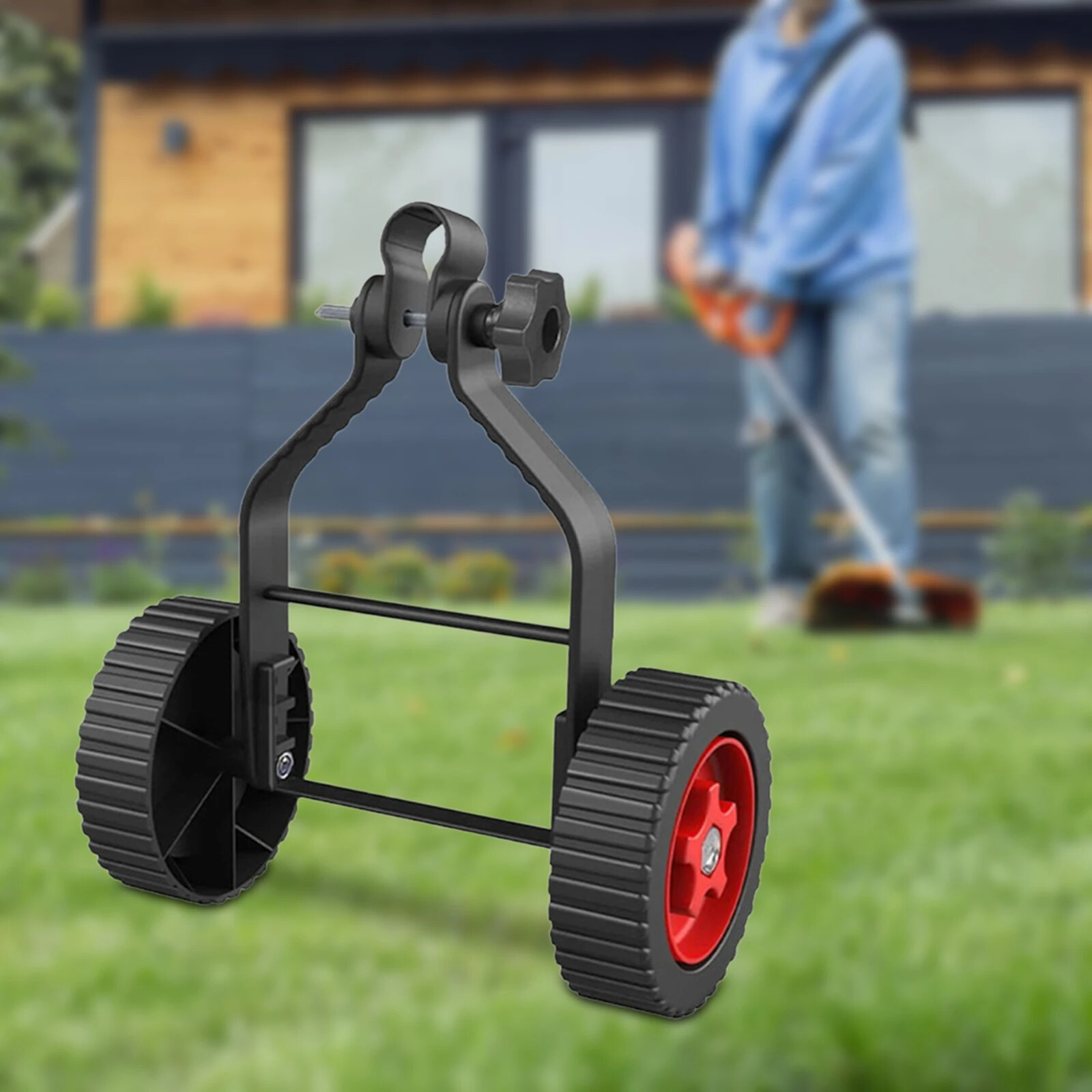 String Trimmer Guide Wheel Universal String Trimmer Grass Eater Weed Cutter Adjustable Support ...