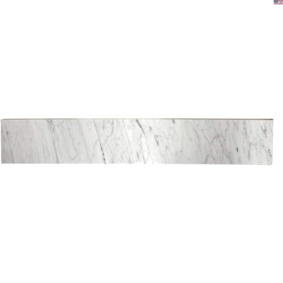 30 Inch Carrara Marble Vanity Top with Backsplash for a Luxe Bathroom Upgrade